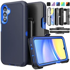 For Samsung Galaxy A15 5G Case Hybrid Shockproof Cover+Belt Clip Fits Otterbox