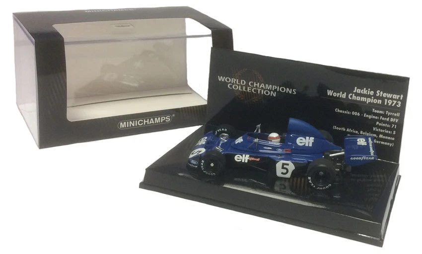 Minichamps Tyrrell 006 1973 - Jackie Stewart World Champion 1/43 Scale - Image 2 of 4