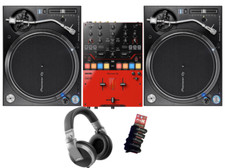 Pioneer DJ Pro Scratch Kit 2x PLX-1000  DJM-S5 HDJ-X5S
