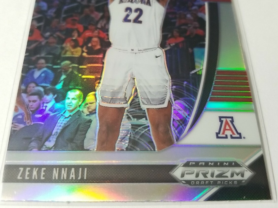 2020-21 Panini Prizm Draft Picks ZEKE NNAJI Prizm Silver RC Rookie