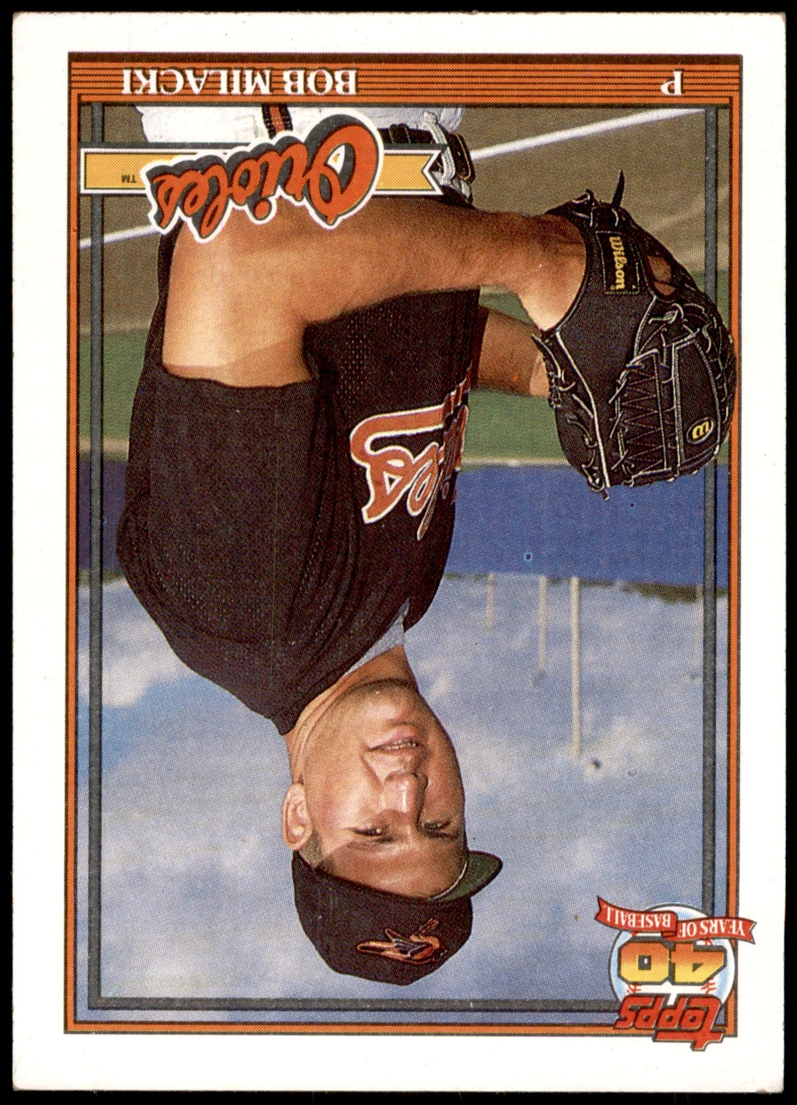Bob Milacki #788b 1991 Topps