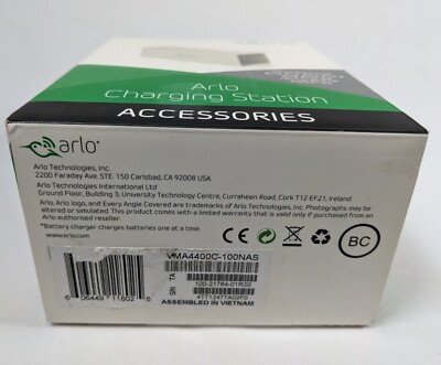 Arlo Accessory Charging Station, Compatible with Pro, Pro 2, Go