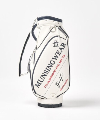 MUNSINGWEAR Golf Men's Caddy Bag 9.5 x 47 inch 3.7kg White