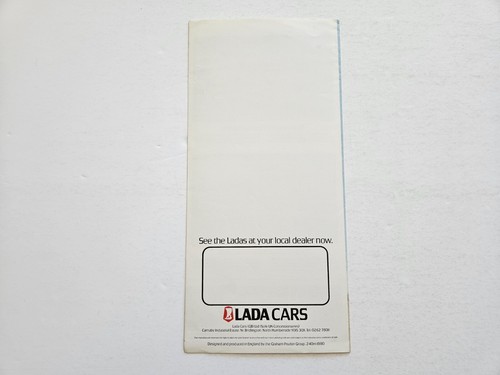 LADA 1200 1300 1500 1600 RIVA NIVA SALES BROCHURE 1981 - Picture 4 of 4