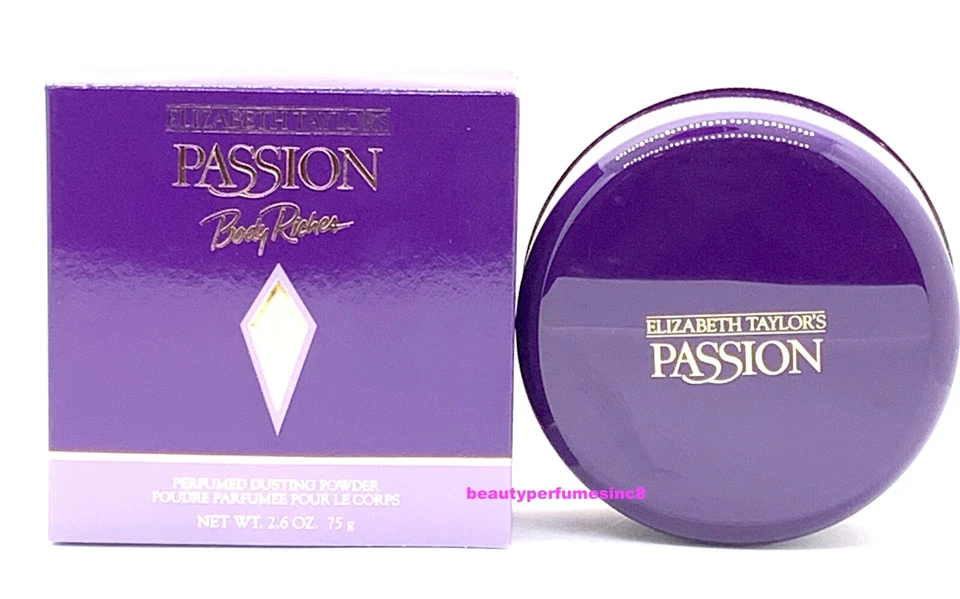 Polvo perfumado para mujer Passion by Elizabeth Taylor 2,6 oz nuevo en caja Foto 2 de 4