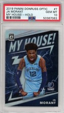 2019 Donruss Optic Ja Morant #7 My House Holo PSA 10 Gem Mint Memphis Grizzles