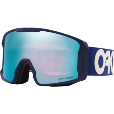 New Oakley Line Miner Large Navy w Prizm Sapphire Snow