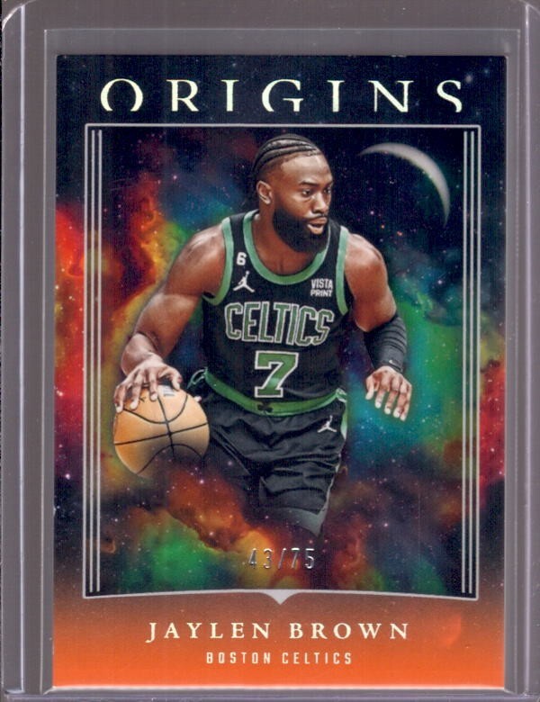 JAYLEN BROWN 2023-24 Panini Origins #3 Orange Parallel #43/75 | eBay