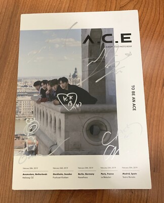 アイドル A.C.E EUROPE TOUR PhotoBook A.C.E ACE- Signed Europe tour Photobook (Rare) | eBay