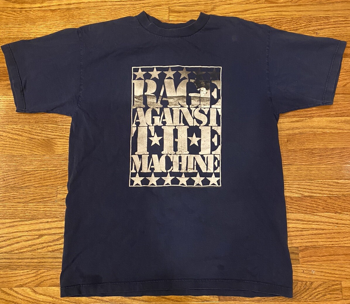 ミュージシャン VINTAGE RAGE AGAINST THE MACHINE LA Vintage Rage Against The Machine Concert Shirt Giant Merch