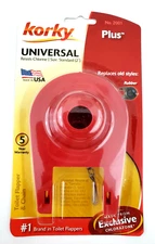 Korky 2001 Plus Universal Chlorazone 2" Standard Size Toilet Flapper & Chain