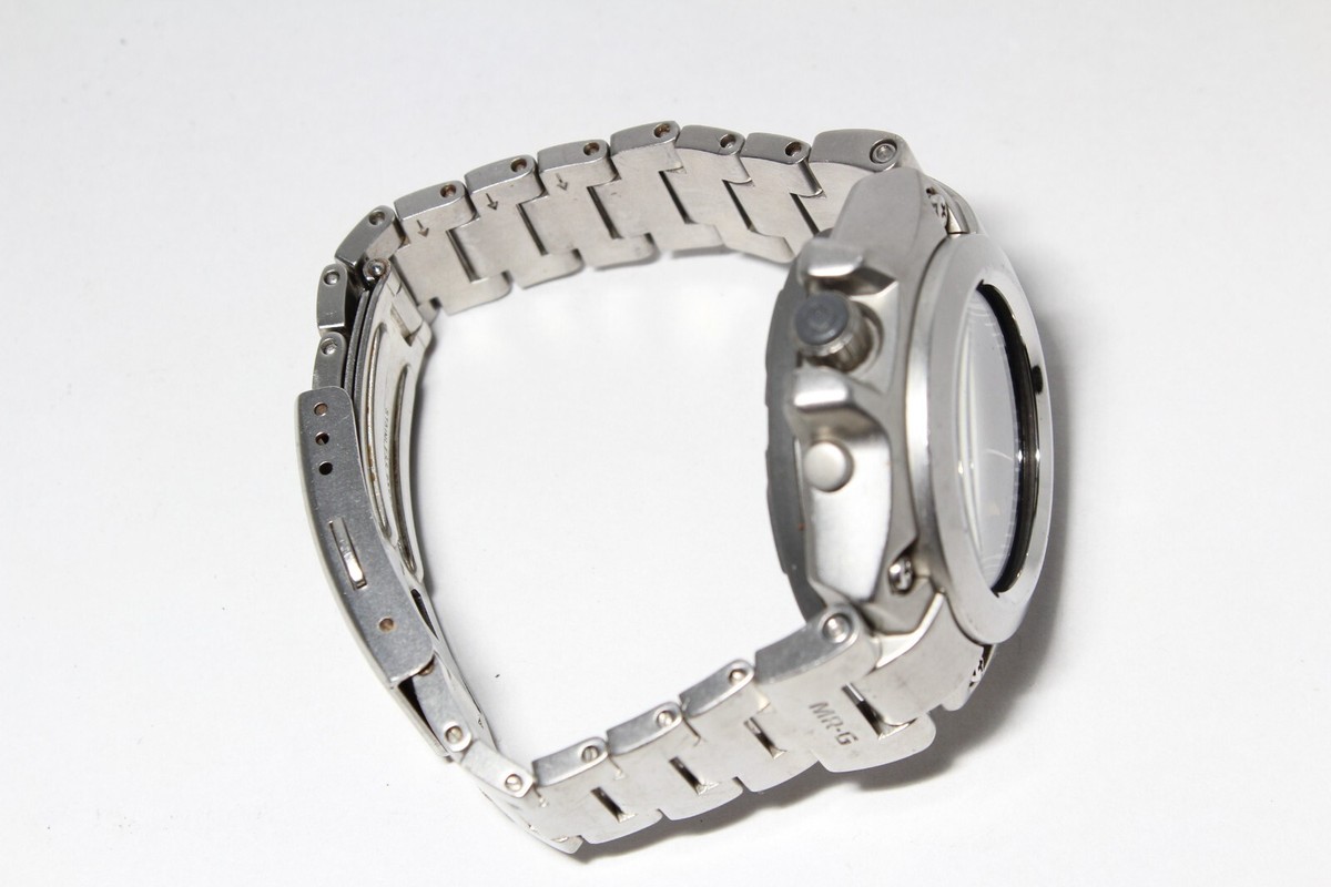 美品✨CASIO G-SHOCK MRG-120 フルメタル ステンレススチール CASIO G-shock MR-G MRG-120T Titanium Analog Watch 19 Cm