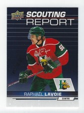 2018-19 Upper Deck CHL Raphael Lavoie Scouting Report