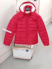 Hollister Sherpa Lined Puffer Jacket Red Womens Size M,l