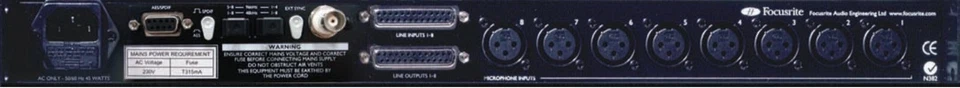 Focusrite Octopre Platinum Edition-8 Ch  Microphone Preamp w/ ADAT option - Image 2 of 3