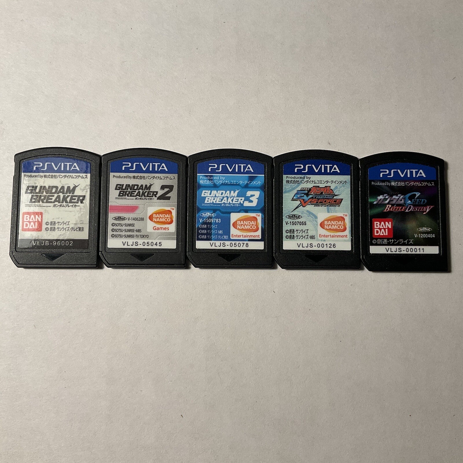 gundam collection 5pc set japanese import ps vita games eBay