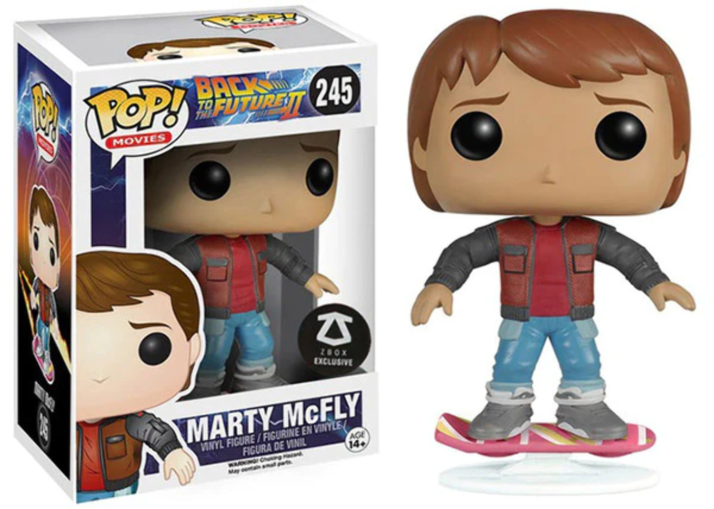 Funko Pop! Back to the Future Marty McFly (Hoverboard) Exclu