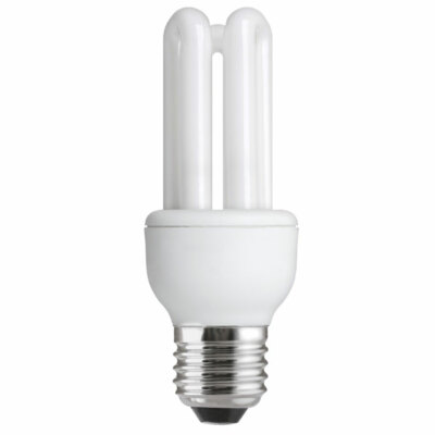 GE 11W (55W) ES (E27) CFL Kompaktleuchtstofflampe Stab Glühbirne 4000k kaltweiß