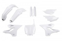 Set Plastics Motorradverkleidungen Full Yamaha YZ 125 - 250 2015 - 2021 Weiß Ufo