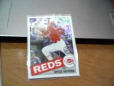 2020 TOPPS 35th ANN 1985 DESIGN SIL MOJO ROOKIE REFRACTOR- SHOGO AKIYAMA- REDS