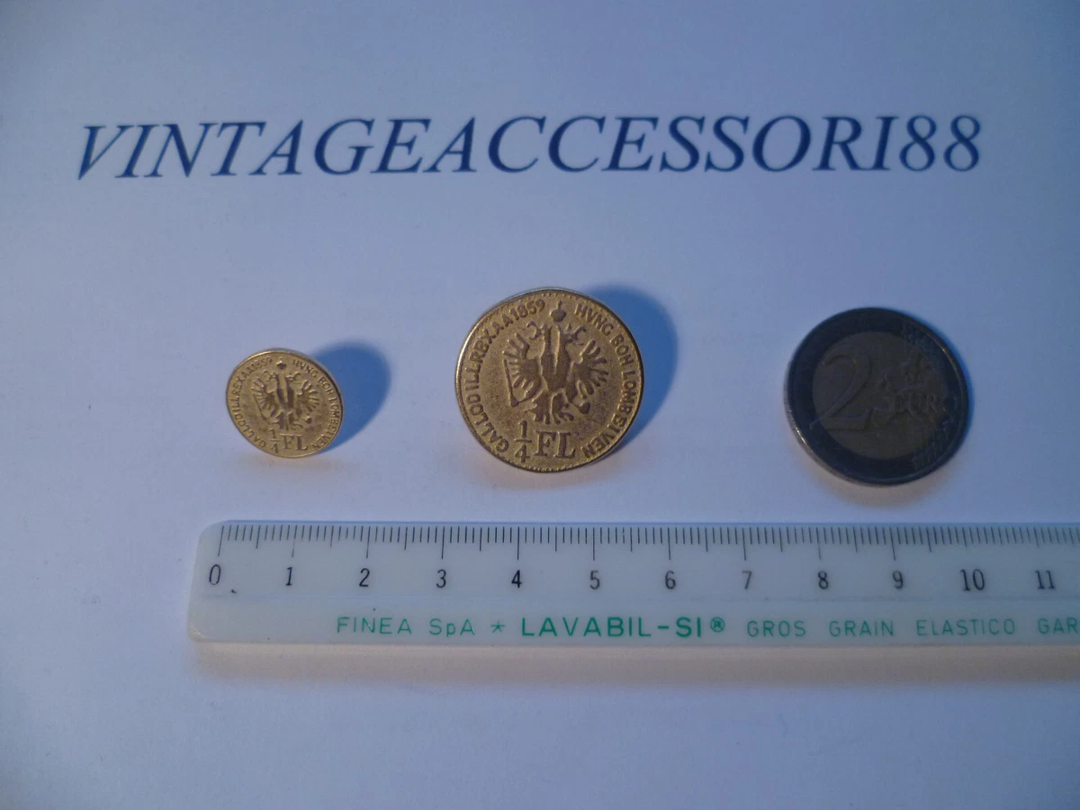12 Bottoni Metallo Vintage Con Testa Di Leone - Ottone Antico 18 Mm - Per Cucito, Moda, Fai Da Te E Decorazioni - 3