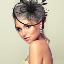 Flower Fascinator Hat Wedding Party Bride Hat Tea Party Fascinator Hat