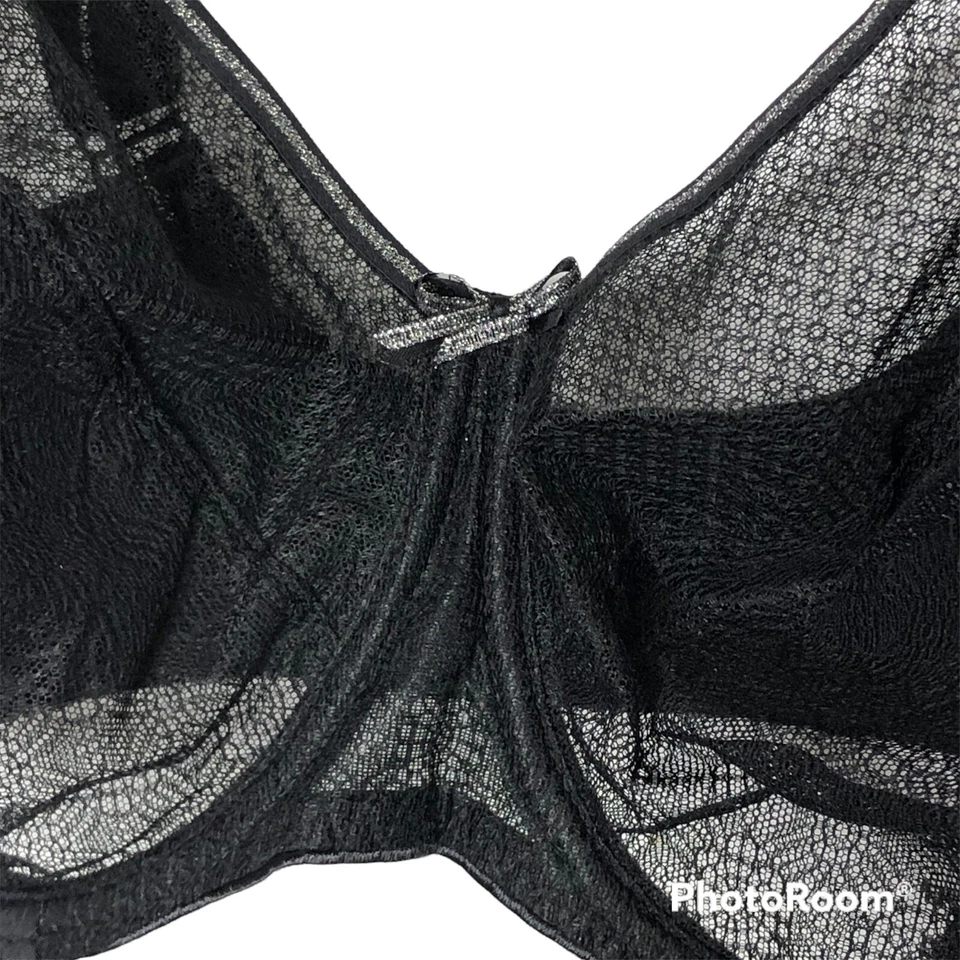 Nuevo con etiquetas Sujetador Freya Hero para mujer con aros soporte lateral balcón talla 32K negro muestra Foto 2 de 4