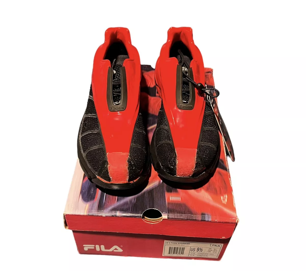 FILA Ferrari F2002 Men s Shoes US Size 9.5 Speed Tech Sneakers Used with Box