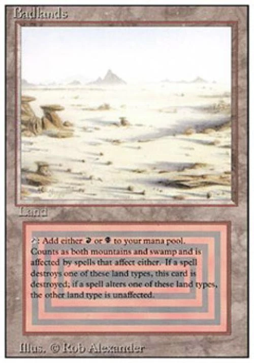 Heavily Played (Poor) Land Magic: The Gathering Trading Card Games