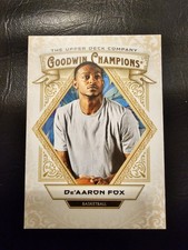 De'Aaron Fox 2025 Upper Deck Goodwin Champions #5 Basketball