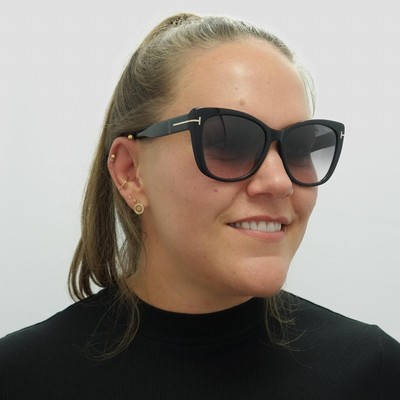 Tom Ford Nora FT0937 01D Sunglasses Black Cat Eye Frame, Smoke Polarized Lenses Tom Ford Nora FT0937 01D Sunglasses Black Cat | Mercari main image 3