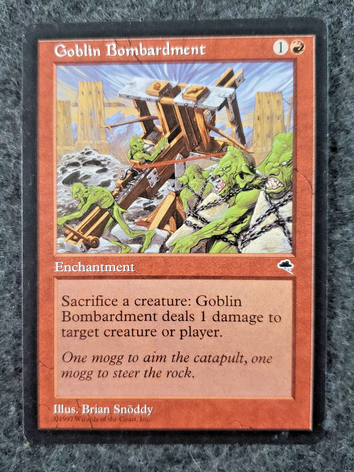 Goblin Bombardment - Tempest Magic the Gathering - Mtg NM-MINT (DS3D1L1)