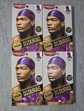 Red By Kiss Durag OSFA Silky Satin Purple   Lot of 4