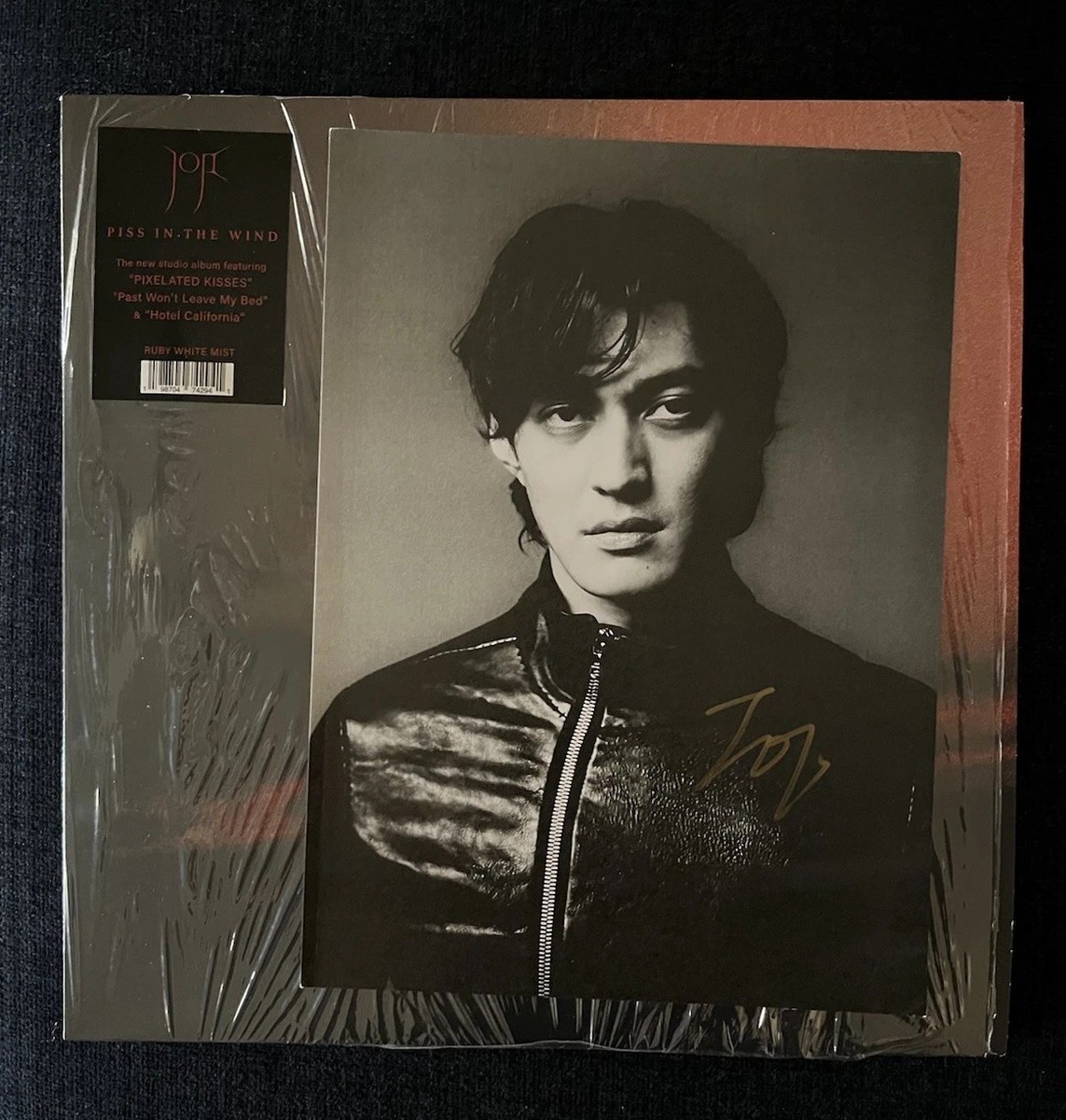 SIGNED Joji - Piss in the Wind Ruby White Mist Vinyl LP | eBay