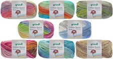 100 Gramm Gründl Cotton Quick Batik Farbausw...