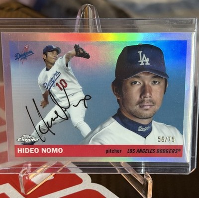 Topps 2025 Chrome Hideo Nomo /75 #233 Los Angeles Dodgers