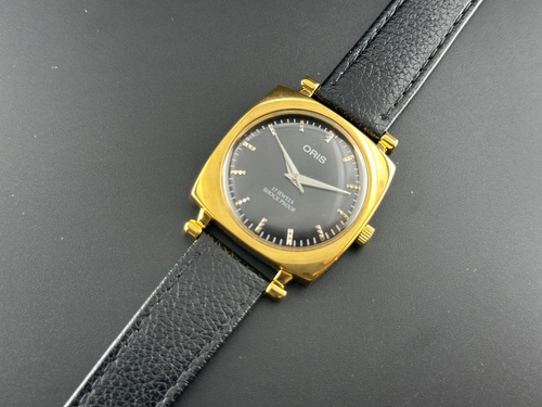 Orologio da polso uomo vintage ORIS svizzero carica manuale classico meccanico da collezione - Foto 5 di 13