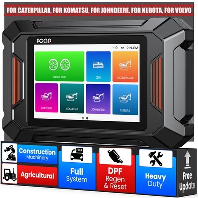 FCAR F804 Diesel Heavy Duty Truck Scanner Full System DPF Regen Diagnostic Tool