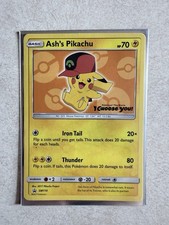 Pokemon TCG Sun And Moon Black Start Promo Ash’s Pikachu SM110 on eBay
