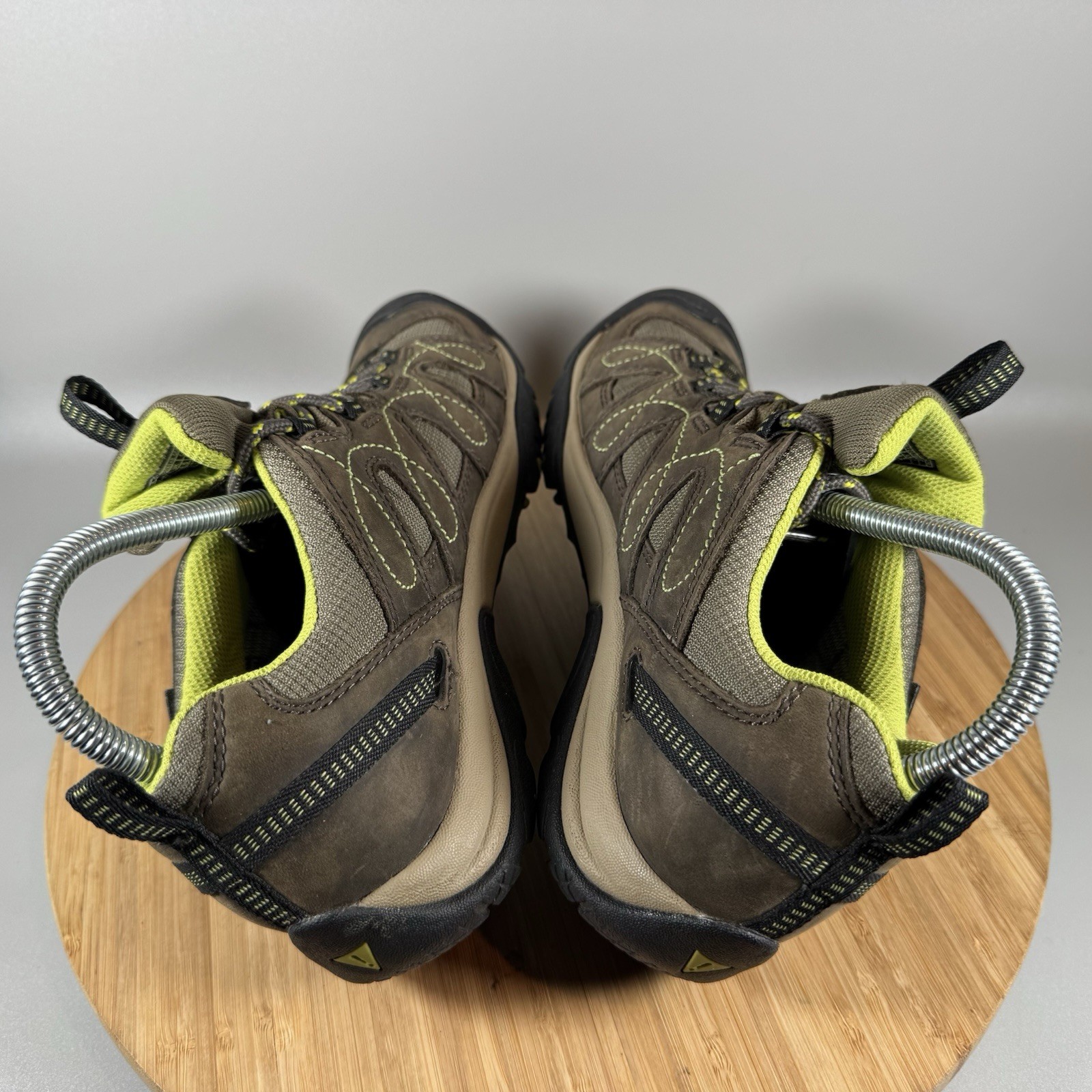 Scarpe da trekking Keen Shasta 7 pelle marrone impermeabili stringate protezione punta