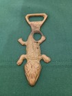 Vintage Brass Alligator Can Opener