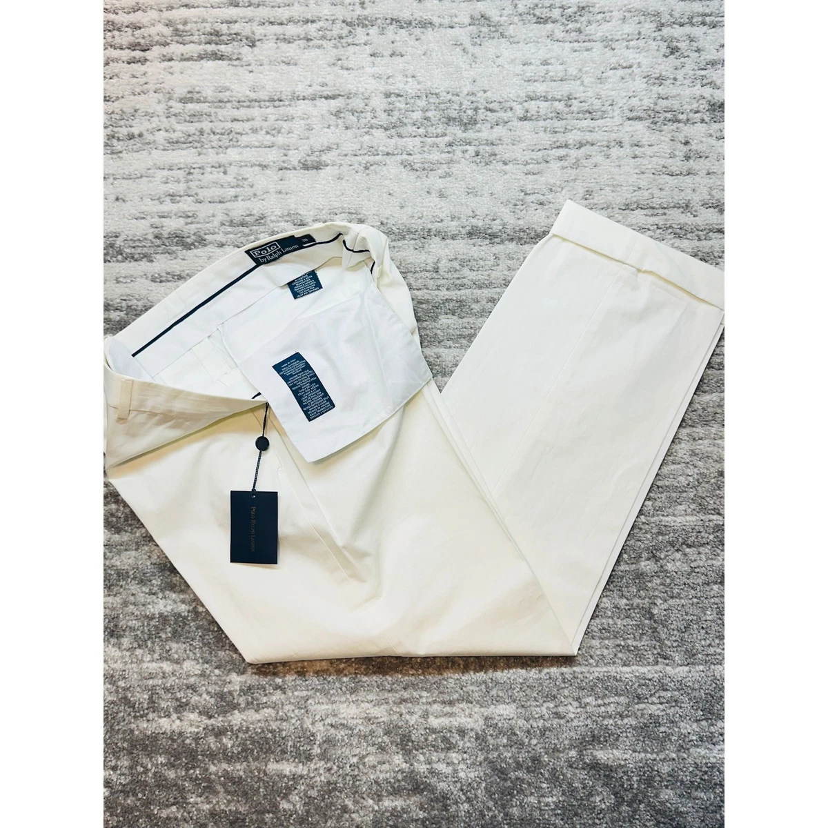 Polo Ralph Lauren Cotton White Pants for Men for sale | eBay