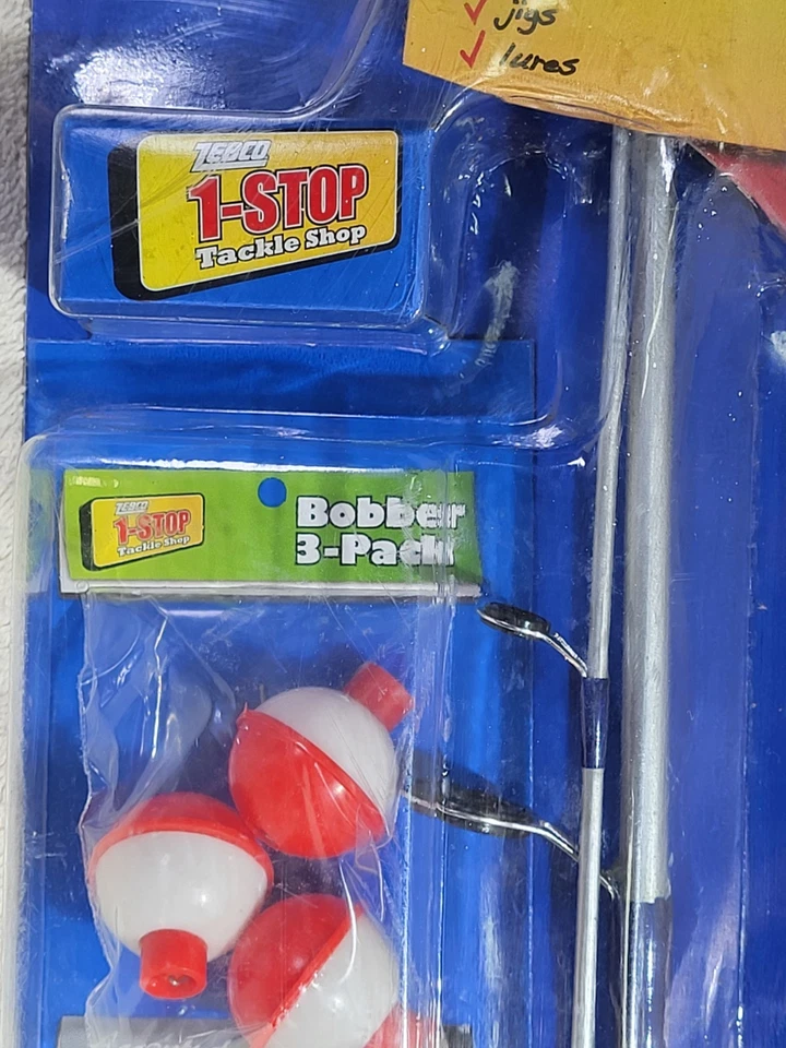 Zebco Micro Ultralight Trigger Spin Rod/Reel Combo, W/ Fishing Tackle, NEW - Image 4 of 4