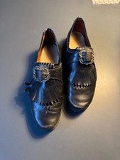 Alte vintage Trachtenschuhe, Haferlschuhe, Tegernseer Tracht,  Gr.45