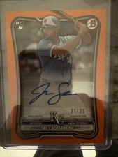 2026 Bowman Retail Orange Border Jac Caglianone RC Auto 21/25