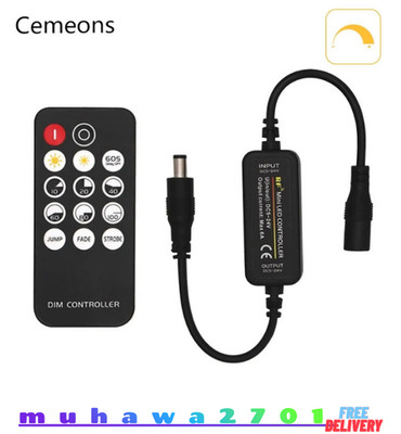 1 Satz DC12V LED-Dimmer 24V 5V 6A Mini RF Wireless 14Keys 2,4G Fernbedien
