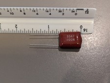 200-PCS Illinois Capacitor 334MMR100K .33uF 100V /- 10 - Sealed Bag