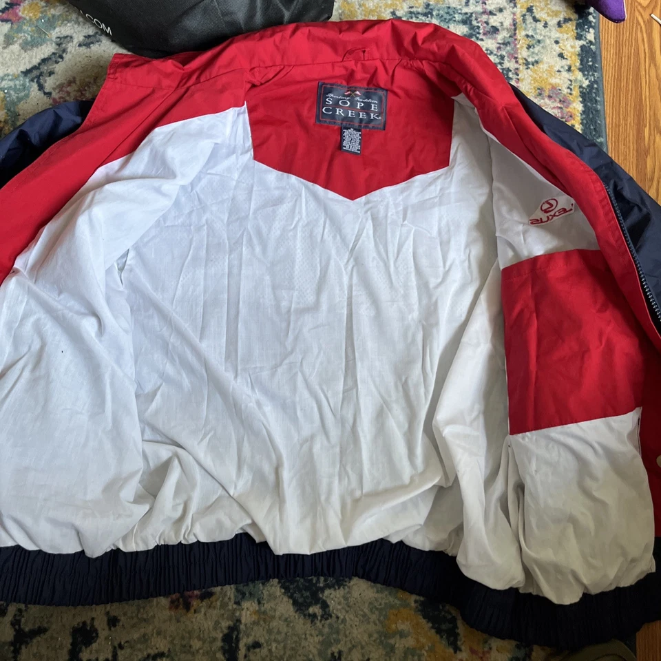 Lexus Men’s Vintage Windbreaker Jacket Size M Sope Creek - Image 4 of 4