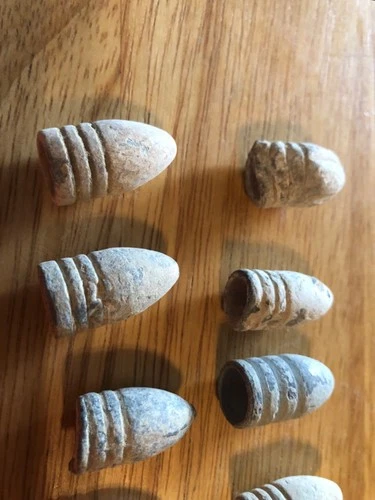 12 Civil War bullets