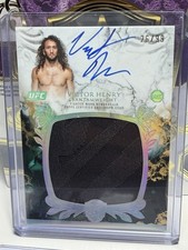 2025 Topps Royalty UFC Rookie Relic Victor Henry Auto RPA RC /99 #RRA-VH
